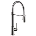 BRIZO TRINSIC 9659-DST SINGLE HANDLE PULL-DOWN KITCHEN FAUCET WITH SPRING SPOUT 