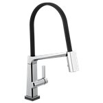 BRIZO PIVOTAL 9693T-DST SINGLE HANDLE EXPOSED HOSE KITCHEN FAUCET WITH TOUCH2O TECHN