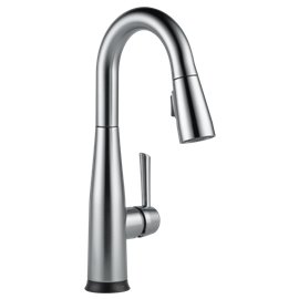 DELTA ESSA 9913T-DST SINGLE HANDLE PULL-DOWN BAR/PREP FAUCET WITH TOUCH2O 