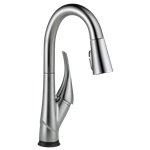 BRIZO ESQUE 9981T-DST SINGLE HANDLE PULL-DOWN BAR/PREP FAUCET WITH TOUCH2O 