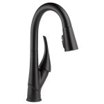 BRIZO ESQUE 9981T-DST SINGLE HANDLE PULL-DOWN BAR/PREP FAUCET WITH TOUCH2O 