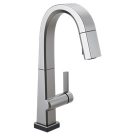 DELTA PIVOTAL 9993T-DST SINGLE HANDLE PULL DOWN BAR/PREP FAUCET WITH TOUCH2O TECHNOL