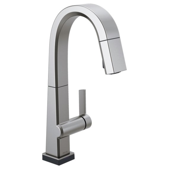 BRIZO PIVOTAL 9993T-DST SINGLE HANDLE PULL DOWN BAR/PREP FAUCET WITH TOUCH2O TECHNOL