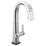 BRIZO PIVOTAL 9993T-DST SINGLE HANDLE PULL DOWN BAR/PREP FAUCET WITH TOUCH2O TECHNOL