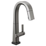 BRIZO PIVOTAL 9993T-DST SINGLE HANDLE PULL DOWN BAR/PREP FAUCET WITH TOUCH2O TECHNOL