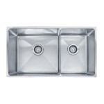 Franke PSX12030916BG Sink - Undermount Double Professional 16 gauge with bottom grids