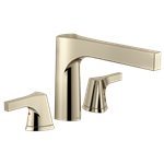 BRIZO ZURA T2774 3-HOLE ROMAN TUB TRIM 