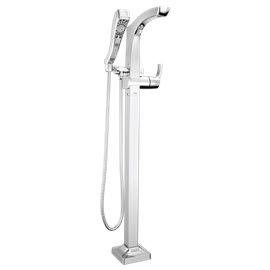 DELTA TESLA T4752-FL FLOOR MOUNT TUB FILLER WITH HANDSHOWER 