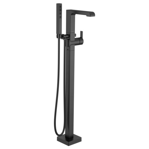 BRIZO ARA T4767-FL FLOOR MOUNT TUB FILLER WITH HANDSHOWER 