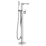 BRIZO ARA T4767-FL FLOOR MOUNT TUB FILLER WITH HANDSHOWER 