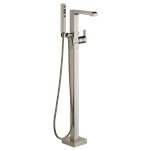 BRIZO ARA T4767-FL FLOOR MOUNT TUB FILLER WITH HANDSHOWER 