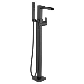 DELTA ARA T4768-FL FLOOR MOUNT TUB FILLER WITH HANDSHOWER 