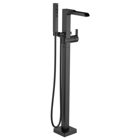 BRIZO ARA T4768-FL FLOOR MOUNT TUB FILLER WITH HANDSHOWER 