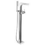 BRIZO ZURA T4774-FL FLOOR MOUNT TUB FILLER WITH HANDSHOWER 