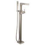 BRIZO ZURA T4774-FL FLOOR MOUNT TUB FILLER WITH HANDSHOWER 