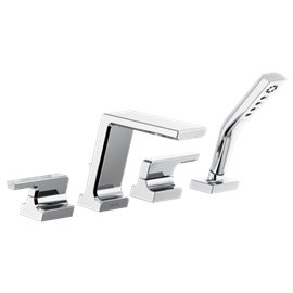 DELTA PIVOTAL T4799 4 HOLE ROMAN TUB FAUCET 