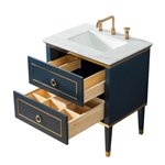 Virta 30 Inch Bluestar Floor Mount Single Sink Vanity