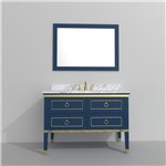 Virta 48 Inch Bluestar Floor Mount Single Sink Vanity