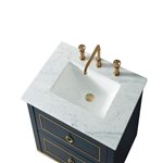 Virta 24 Inch Bluestar Wall Hung Single Sink Vanity