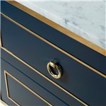 Virta 24 Inch Bluestar Wall Hung Single Sink Vanity