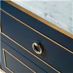 Virta 36 Inch Bluestar Wall Hung Single Sink Vanity