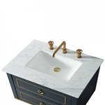 Virta 36 Inch Bluestar Wall Hung Single Sink Vanity