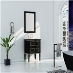 Virta 24 Inch Blackstar Floor Mount Single Sink Vanity