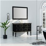 Virta 48 Inch Blackstar Floor Mount Single Sink Vanity