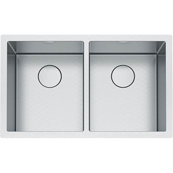 Franke PS2X120-14-14 PROFESSIONAL SERIES 2.0, DOUBLE SINK. 8 MM RADIUS, INLCUDED ACCESSORIES