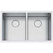 Franke PS2X120-14-14 PROFESSIONAL SERIES 2.0, DOUBLE SINK. 8 MM RADIUS, INLCUDED ACCESSORIES