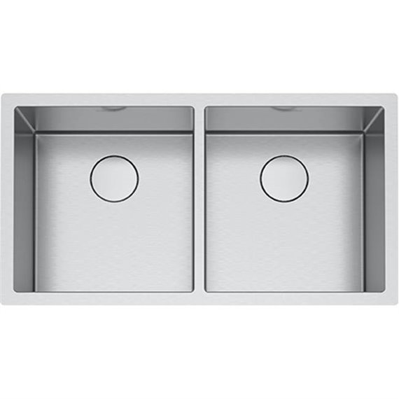 Franke PS2X120-16-16 PROFESSIONAL SERIES 2.0, DOUBLE SINK. 8 MM RADIUS, INLCUDED ACCESSORIES