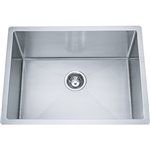 Franke ODX110-2310-316 LAUNDRY SINK, 18 GA STAINLESS STEEL, TYPE 316 INCLUDING WASTE FITTING, 10" DEEP -STAINLESS STEEL