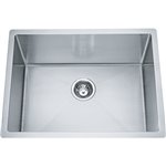 Franke ODX110-2312-316 LAUNDRY SINK, 18 GA STAINLESS STEEL, TYPE 316 INCLUDING WASTE FITTING, 12" DEEP -STAINLESS STEEL