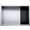 Franke CLV110-24 CRYSTAL UNDERMOUNT SINK 16G SS SGL 27 CAB -STAINLESS STEEL