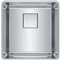 Franke PTX110-17 PESCARA SINK, 18 GA, 17X16 9/16 SINGLE, 20 MM CORNERS