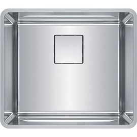 Franke PTX110-20 PESCARA SINK, 18 GA, 17X19 1/2 SINGLE, 20 MM CORNERS