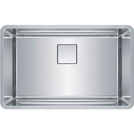 Franke PTX110-28 PESCARA SINK, 18 GA, 17X28 SINGLE, 20 MM CORNERS