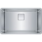 Franke PTX110-28 PESCARA SINK, 18 GA, 17X28 SINGLE, 20 MM CORNERS