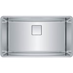 Franke PTX110-31 PESCARA SINK, 18 GA, 17X31 SINGLE, 20 MM CORNERS