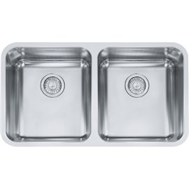 Franke GDX12031 GRANDE - UNDERMOUNT SINKS - COMBINATION SS -STAINLESS STEEL