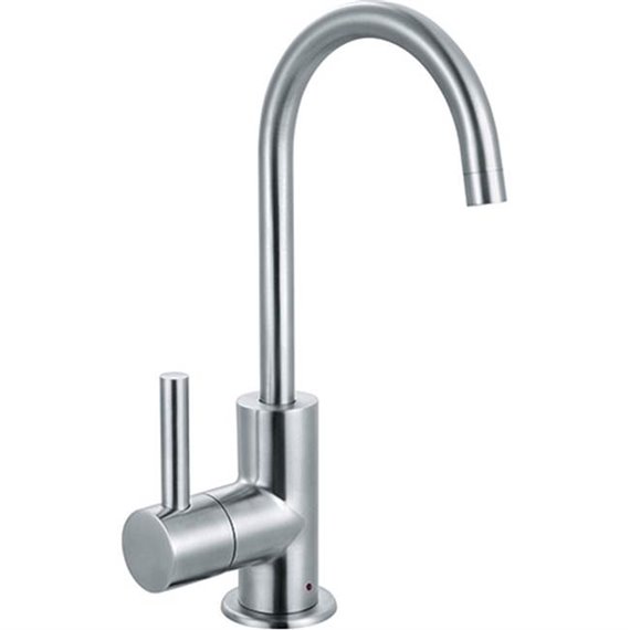 Franke LB131 STEEL LITTLE BUTLER HOT WATER DISPENSER FAUCET, SIDE LEVER HANDLE