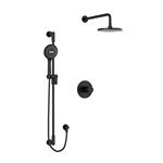 Riobel Parabola KIT323PB Type T/P thermostatic/pressure balance ½" coaxial 2-way system with hand shower and shower head