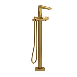Riobel Parabola PB39 2-way Type T thermostatic coaxial floor-mount tub filler with hand shower