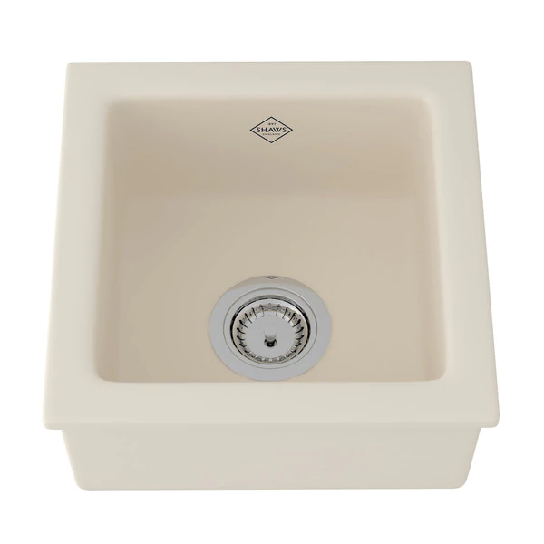 Shaws RC1515 15" Lancaster Single Bowl Fireclay Bar/Food Prep Kitchen Sink