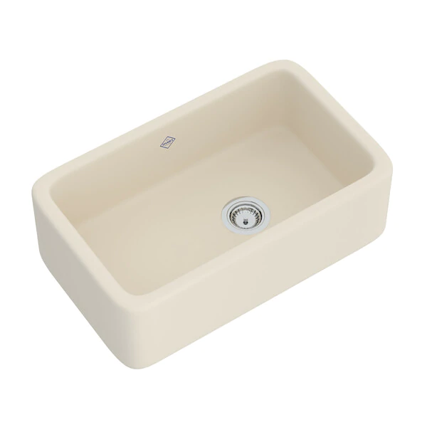 Shaws RC3018 30" Lancaster Single Bowl Farmhouse Apron Front Fireclay Kitchen Sink