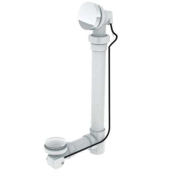 Victoria + Albert K-61PVC Freestanding Bathtub Overflow and Drain Kit For Above-Floor Installation Box