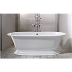 Victoria + Albert RAD-N-SW-OF+ELW-B-SW-OF Elwick 75" Freestanding Pedestal Bathtub