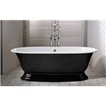 Victoria + Albert RAD-N-SW-OF+ELW-B-SW-OF Elwick 75" Freestanding Pedestal Bathtub