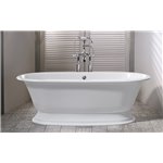 Victoria + Albert RAD-N-SW-OF+ELW-B-SW-OF Elwick 75" Freestanding Pedestal Bathtub