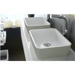 Victoria + Albert VB-EDG-45 Edge 45 Rounded Rectangle Vessel Lavatory Sink